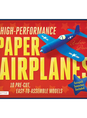英文原版 High-Performance Paper Airplanes Kit 10 Andrew Dewar