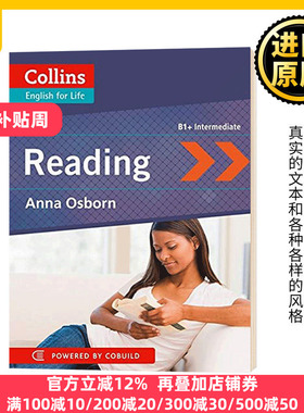 柯林斯生活英语阅读 中级 Collins English for Life Reading B1 英文原版 Anna Osborn 全英文版进口原版英语书籍