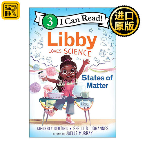 英文原版 Libby Loves Science States of Matter 利比爱科学 物质状态 I Can Read Level 3 STEM主题分级阅读 进口英语原版书籍