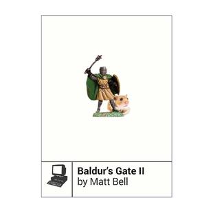 Gate 书籍 进口英语原版 经典 Baldur 电子游戏 博德之门Ⅱ 英文版 英文原版 安姆 台前幕后系列 阴影