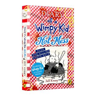 英文原版 Diary of a Wimpy Kid Hot Mess Book 19 小屁孩日记19 一团糟 英文版 进口英语原版书籍