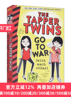 英文原版 The Tapper Twins Go to War 双胞胎大战 儿童幽默章节小说 With Each Other 英文版 Geoff Rodkey 进口英语原版书籍