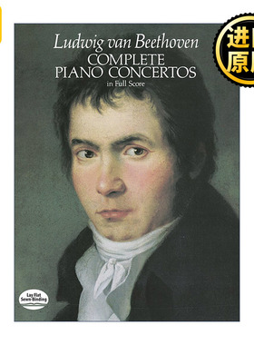 Complete Piano Concertos in Full Score 贝多芬钢琴协奏曲全谱