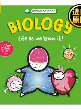 英文原版 Basher Science Biology Life As We Know It 巴舍 酷酷的科学之生物 英文版 进口英语原版书籍