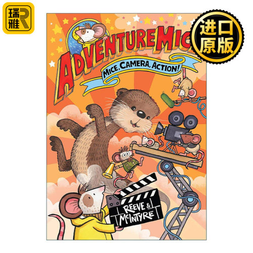英文原版 Adventuremice Mice Camera Action 冒险老鼠佩德罗6 儿童插画故事书 英文版 进口英语原版书籍