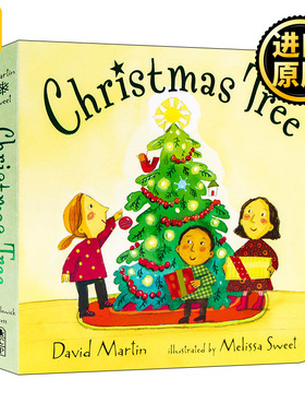 Christmas Tree 圣诞树 0-3岁幼儿儿童圣诞节主题 Melissa Sweet插画 纸板书儿童绘本