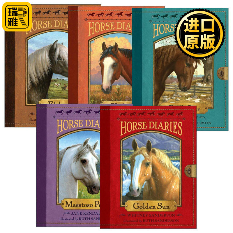 英文原版 Horse Diaries 小马驹日志系列1-5册 儿童历史小说 爱伦坡奖提名作家Alison Hart 英文版 进口英语原版书籍