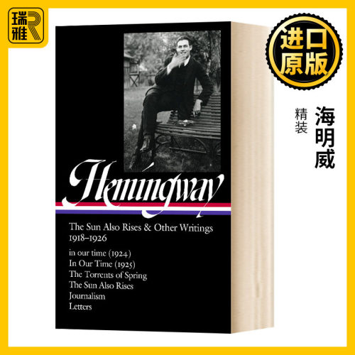 海明威 1918-1926 英文原版 Hemingway 1918-1926 全英文版 Ernest Hemingway 进口原版英语书籍