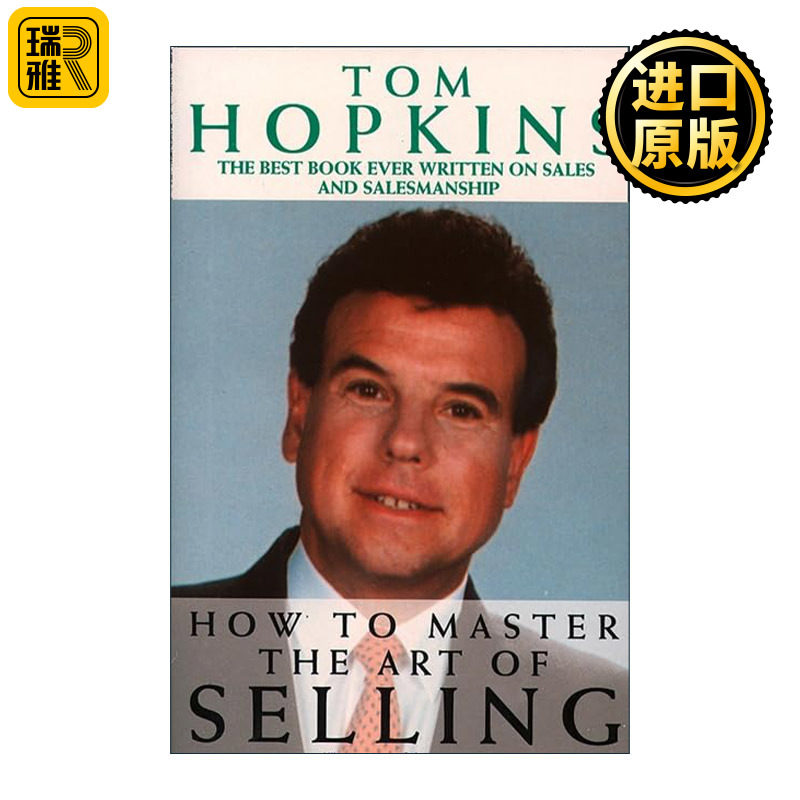 英文原版 How to Master the Art of Selling 如何掌握销售技巧 汤姆·霍普金斯 英文版 进口英语原版书籍