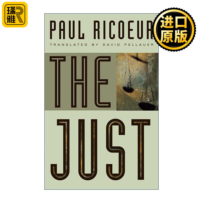 英文原版 The Just 论公正 第二版 记忆 历史 遗忘作者 法国哲学家保罗·利科 英文版 进口英语原版书籍