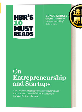 英文原版 HBR's 10 Must Reads on Startups and Entrepreneurship 10