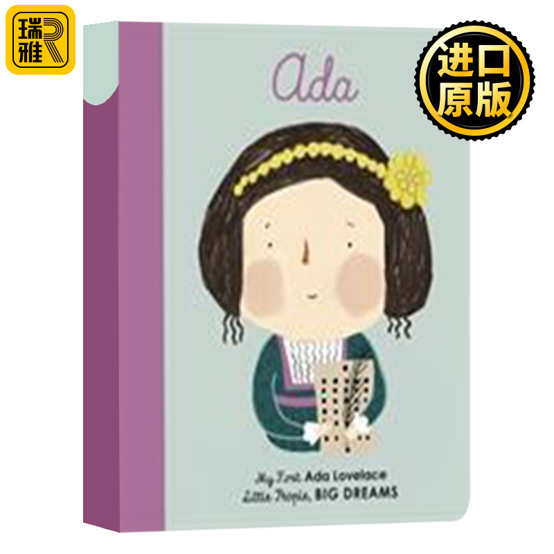 小人物大梦想之小女孩传记阿达洛芙莱斯 Little People Big Dreams Ada Lovelace英文原版奥古斯塔阿达金杰出数学家英语书籍-封面