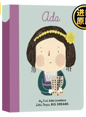 小人物大梦想之小女孩传记 阿达洛芙莱斯 Little People Big Dreams Ada Lovelace 英文原版 奥古斯塔阿达金 杰出数学家 英语书籍