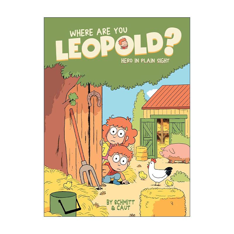 英文原版 Where Are You Leopold 利奥波德你在哪 卷二 雅思词汇漫画书 英文版 进口英语原版书籍
