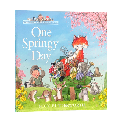 One Springy Day 春意盎然的一天 帕西爷爷的爱心公园系列 英文原版儿童绘本