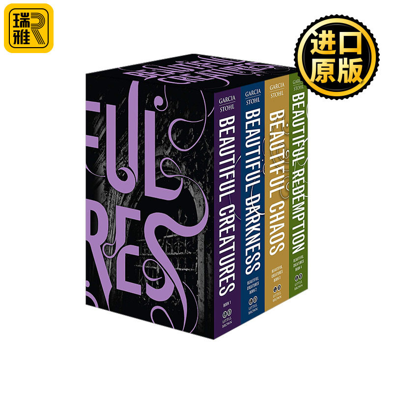 英文原版 The Beautiful Creatures Complete Paperback Collection 美丽生灵4册合集 平装 英文版 进口英语原版书籍