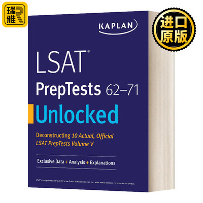 Lsat Preptests 6271 UnlockedLSAT考试备考 6271 英文原版