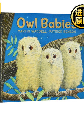Owl Babies 小猫头鹰 0-3岁幼儿儿童动物主题哄睡绘本 睡前故事 纸板书 英文原版 进口英语原版书籍