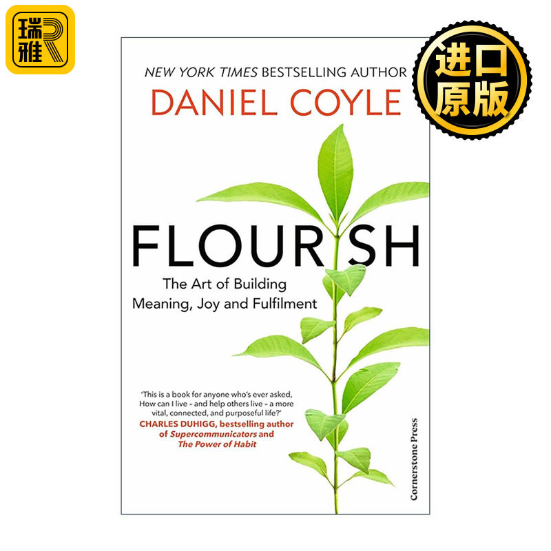 英文原版 Flourish 蓬勃发展 构建意义 快乐与成就的艺术 个人成长 心理学与自我提升 英文版 进口英语原版书籍