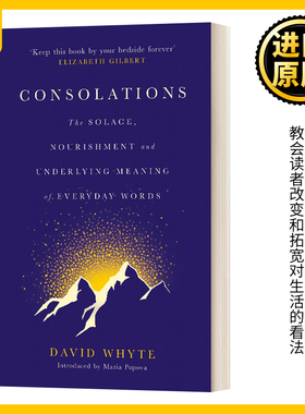 英文原版 Consolations 安慰 英国诗人大卫 怀特 精装 英文版 David Whyte 进口英语原版书籍