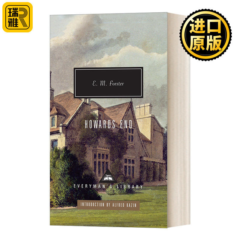 英文原版小说 Howards End Everyman's Library Contemporary Classics 霍华德庄园 E. M. Forster福斯特 人人图书馆 进口英语书