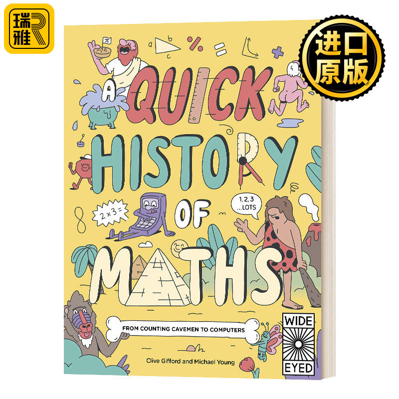 英文原版 A Quick History of Maths From Counting Cavemen to Big Data 数学简史 从计算穴居人到大数据 英文版 进口英语原版书