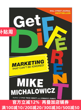 Get Different 与众不同 不可忽视的市场营销指南 Mike Michalowicz 精装