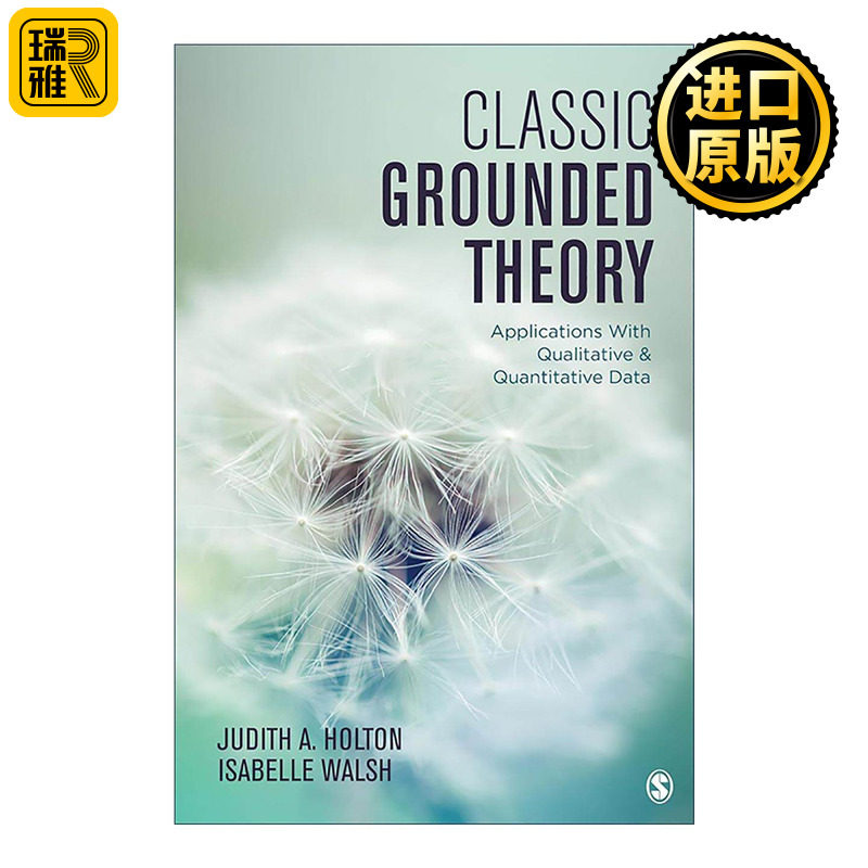 英文原版 Classic Grounded Theory 经典扎根理论 定性和定量数据的应用 英文版 进口英语原版书籍