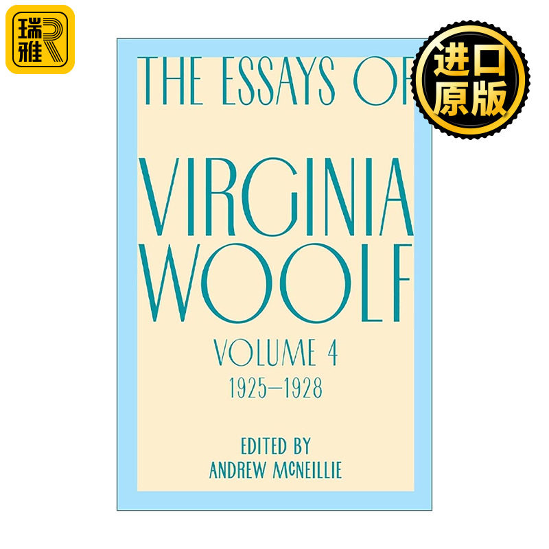 英文原版 The Essays of Virginia Woolf Vol 4 1925-1928 伍尔夫文集卷四 英文版 进口英语原版书籍