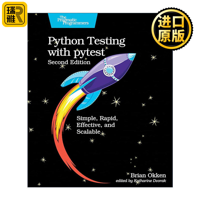 英文原版 Python Testing with Pytest Pytest测试实战 第二版 资深软件测试工程师Brian Okken 英文版 进口英语原版书籍