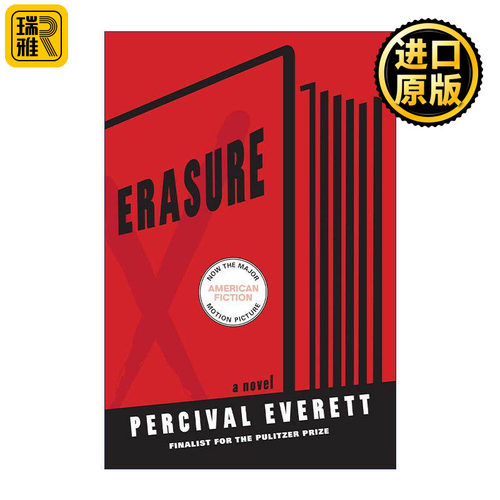 英文原版 Erasure 擦除 美国小说影视原著 英文版 进口英语原版书籍