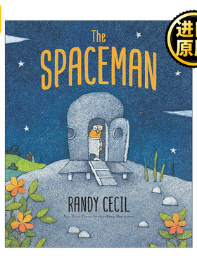 英文原版 The Spaceman 小小太空人 儿童科幻冒险绘本精装 小狗露西作者Randy Cecil 英文版 进口英语原版书籍
