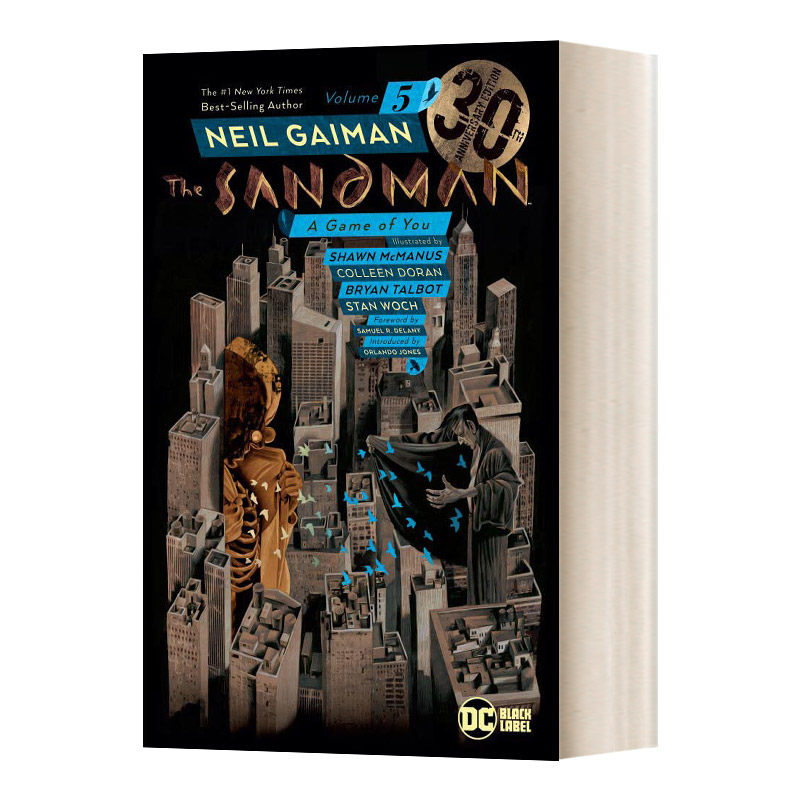 睡魔5 一场游戏一场梦 30周年纪念版 英文原版 The Sandman Vol.5 A Game of You 尼尔盖曼DC漫画小说 美剧电视剧电影原著英语书籍
