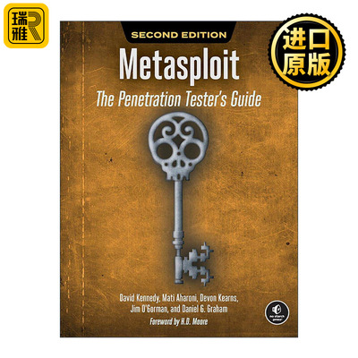 英文原版 Metasploit 渗透测试指南 第二版 网络与系统安全 漏洞分析 David Kennedy 英文版 进口英语原版书籍