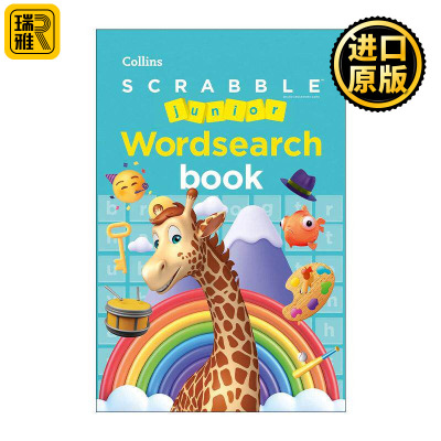 英文原版 Collins SCRABBLE? Junior Wordsearch Book 柯林斯初级拼字游戏书 英文版 进口英语原版书籍