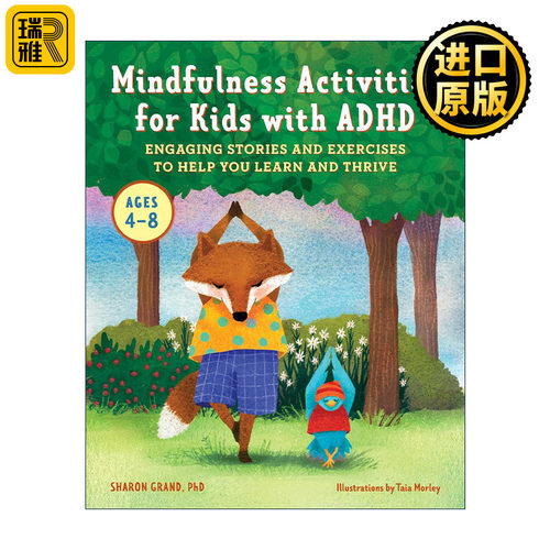 英文原版 Mindfulness Activities for Kids with ADHD 多动症儿童的正念活动 练习专注力故事绘本 英文版 进口英语原版书籍