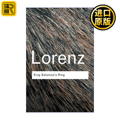 正版 King Solomon's Ring 英文原版 进口英语书籍