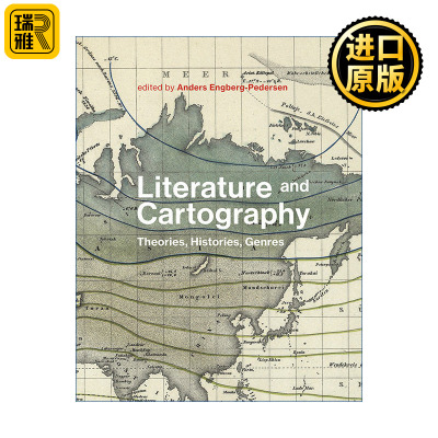 英文原版 Literature and Cartography (The MIT Press) 文学与制图 理论 历史 体裁 地图绘制 文学研究 Anders Engberg-Pedersen