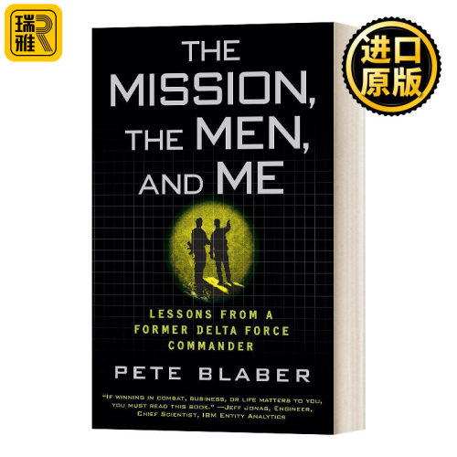 英文原版 Mission the Men And Me 使命 男人和我 英文版 Pete Blaber 进口英语原版书籍