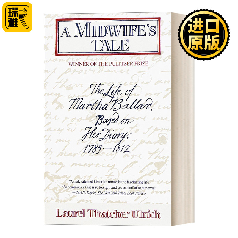 英文原版 A Midwife's Tale 1991 Laurel Thatcher Ulrich