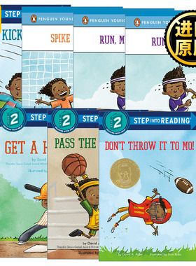 Step Into Reading 运动小子Mo系列7册 运动主题读物 企鹅兰登分级读物 Mo Jackson