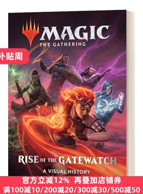 英文原版 Magic The Gathering: Rise Of The Gatewatch 万智牌 竞技场游戏艺术 精装 英文版 Wizards of the Coast进口英语原版书