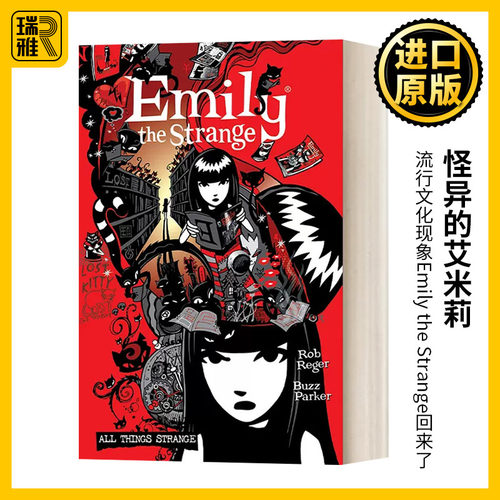 英文原版 The Complete Emily the Strange All Things Strange 怪异的艾米莉 完整故事集 英文版 进口英语原版书籍