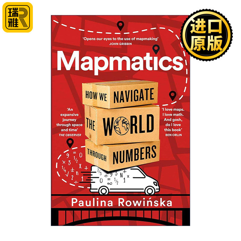 英文原版 Mapmatics 地图数学 我们如何通过数字导航世界 英文版 进口英语原版书籍