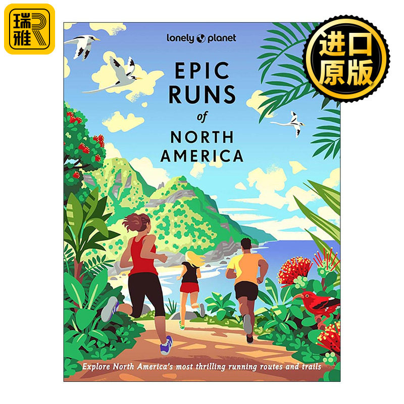 英文原版 Lonely Planet Epic Runs of North America 孤独星球北美跑步指南 精装 英文版 进口英语原版书籍