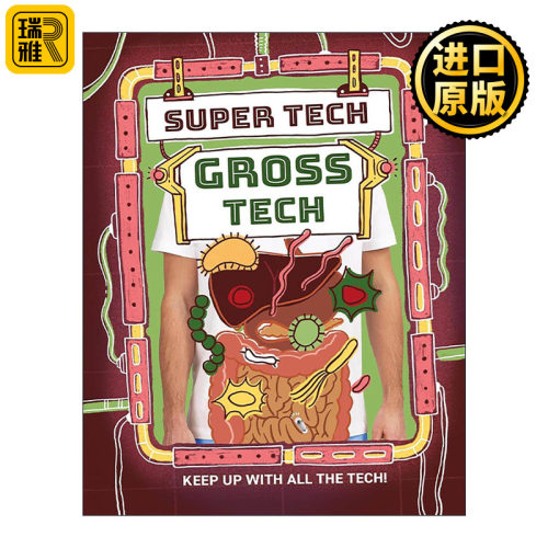 英文原版 Super Tech Gross Tech 超能科技启蒙 重口味篇 儿童STEM科普百科 英国KS2科学课标补充读物 英文版 进口英语原版书籍