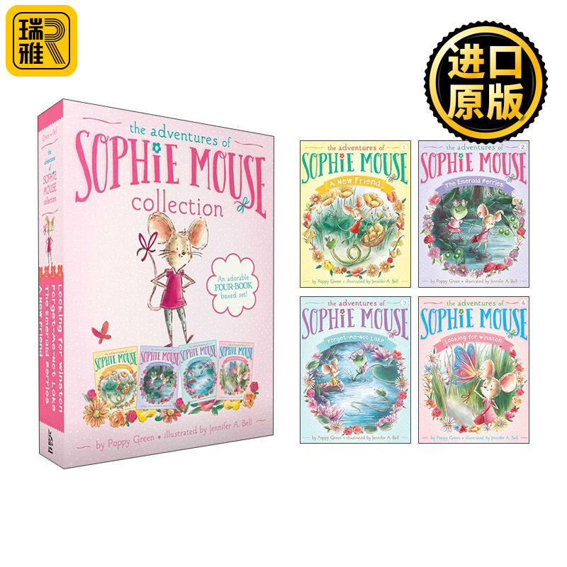The Adventures of Sophie Mouse Collection 老鼠苏菲历险记 1-4册套装