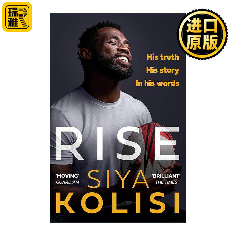 英文原版 Rise 希亚·克里希自传 南非橄榄球运动员 英文版 进口英语原版书籍