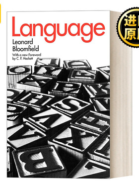 Language 语言论 语言学 Leonard Bloomfield