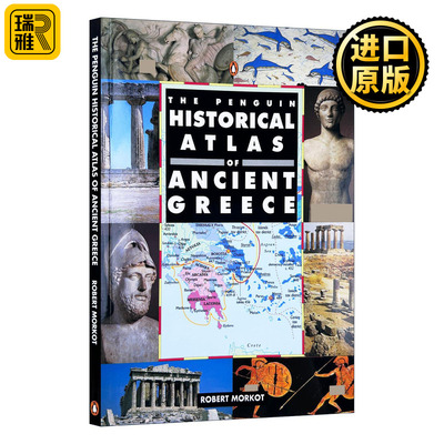 The Penguin Historical Atlas of Ancient Greece 企鹅古希腊历史地图集 历史地理学工具书外国文学
